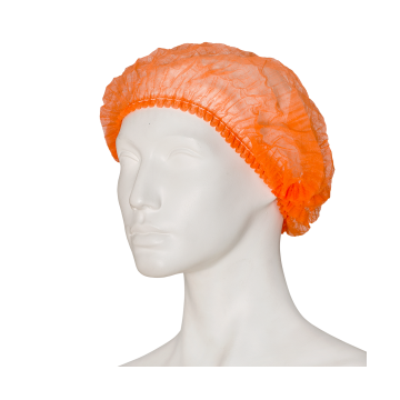 Haarnet non woven wokkel oranje 52 cm