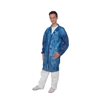 Bezoekersjas nonwoven donkerblauw XXL