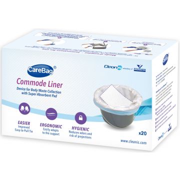 CareBag toiletstoelzak 20st commode liner