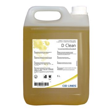 D Clean 4x5 L.geconc.vaatafwasmiddel(40)