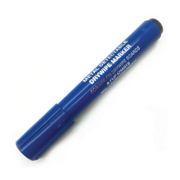 BST Detecteerbare DryWipe stift zwart