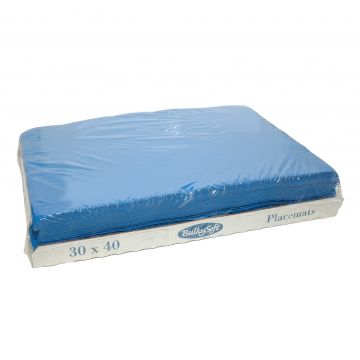 Placemats blauw bulky-soft 30x40cm