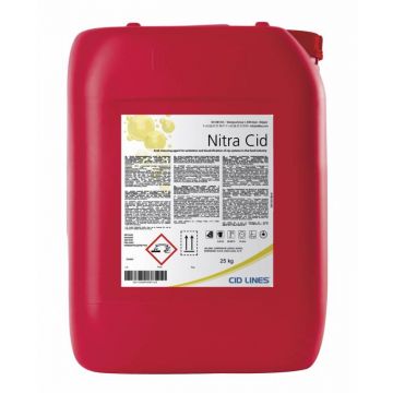 Nitra Cid zuur reinigingsmiddel 25kg(24) voor verwijdering van eiwitten