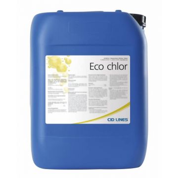 Eco Chlor 25 kg. 13193 N (24) alkalisch/chloorhoudend rein/desinf.mid
