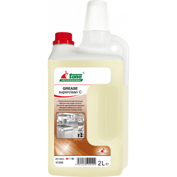Tana Grease Superclean C flacon 4x2 L. Krachtige reiniger