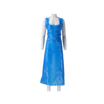 Wegwerpschort blauw 100 stuks