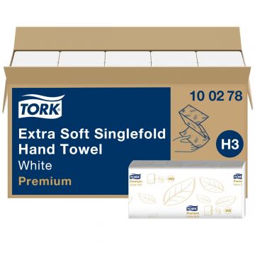 Tork Extra Soft Singlefold Handdoeken H3 -  15 x 200 vel