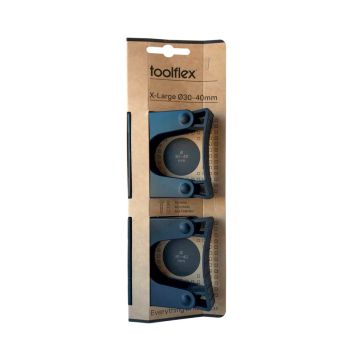 Toolflex steelklem 30-40 mm set van 2 stuks
