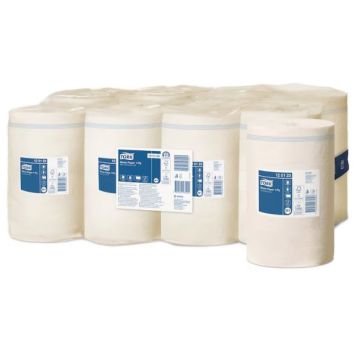 Tork Basic mini poetsrol 11x120 meter zonder koker, wit
