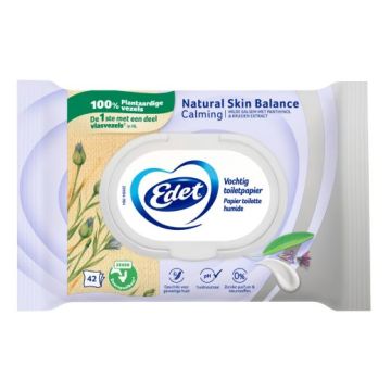 Edet Toiletpapier Vochtig panthenol FSC 12 x 42 doekjes