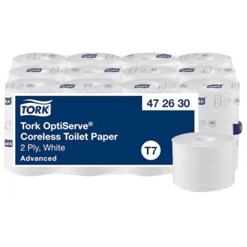 Tork Hulsloos toiletpapier wit 2-laags 24 x 820 vel