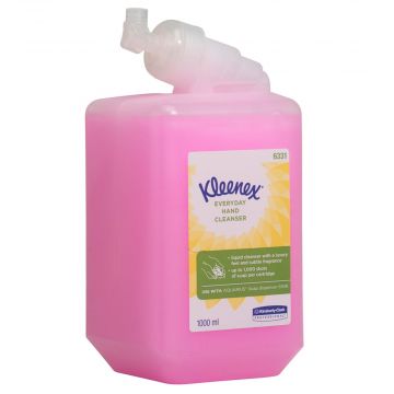 Kleenex handreiniger roze 1 liter fles