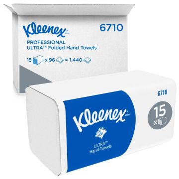 Kleenex handdoek wit 3 laags 31,5 x 21,5 cm 15 x 96 vel