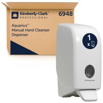KC Aquarius zeepdispenser 1000 ml. wit
