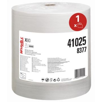 Wypall X80 poetsrol wit 455 vel