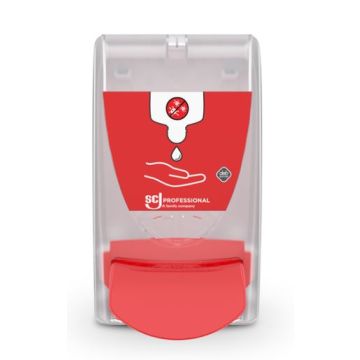 Deb 1ltr Sanitaze foam/lotion dispenser Deb Stoko, transparent