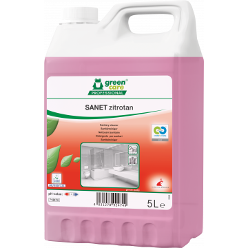 Tana Sanet Zitrotan 2x5 L. Sanitairreiniger