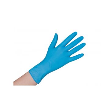 Handschoen nitril ongepoederd blauw maat XL 100 stuks