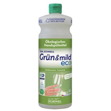 Dr. Schnell Grun and mild afwasmiddel 12 x 1 lIter eco