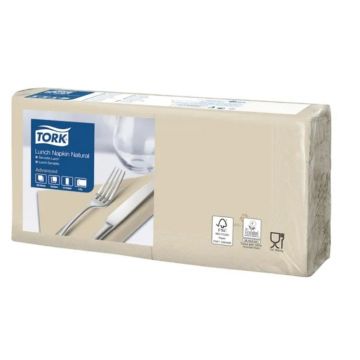 Tork Lunchservet 33x33cm 2 lgs 10x200st. 1/4 vouw biscuit