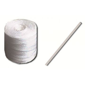 Paktouw nylon wit gedraaid 1200 meter