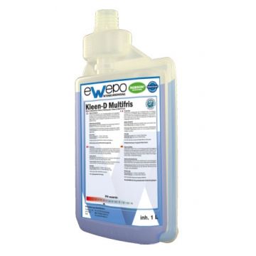 Ewepo Kleen-D Multifris interieurreiniger in doseerfles 6 x 1 liter