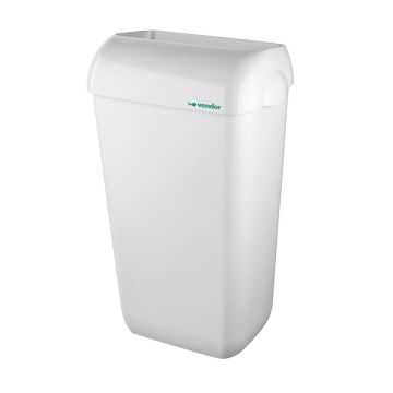 Vendor afvalbak wit kunststof 56cm. 23 liter