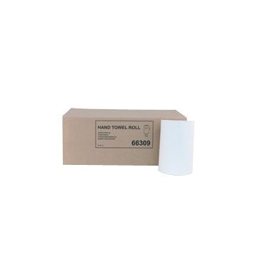 Tork poetsrol mini blanco wit 11x120m. zonder koker, 1 laags
