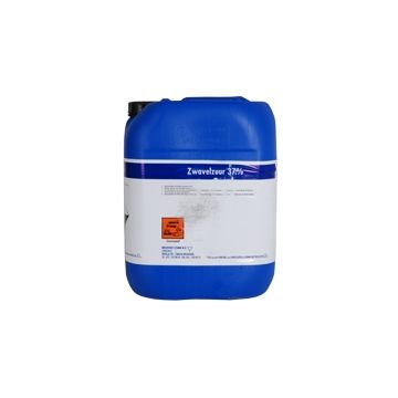 Zwavelzuur 37% 25 kg. incl. slijtagekosten