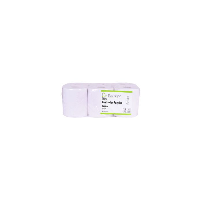 Handdoekrol Midi 1 laags 6x300 meter recycled T9