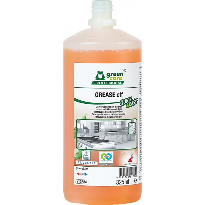 GreenCare Grease off quick and easy 6 x 325 ml Innovatief in schoon