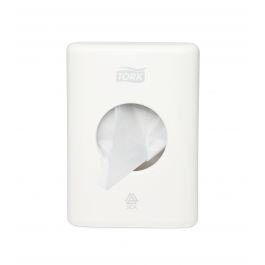 Dispenser Sacchetti Igienici Tork - 8 Pezzi Bianco | Portasacchetti Per Bagni Pubblici E Uffici - Foto 5