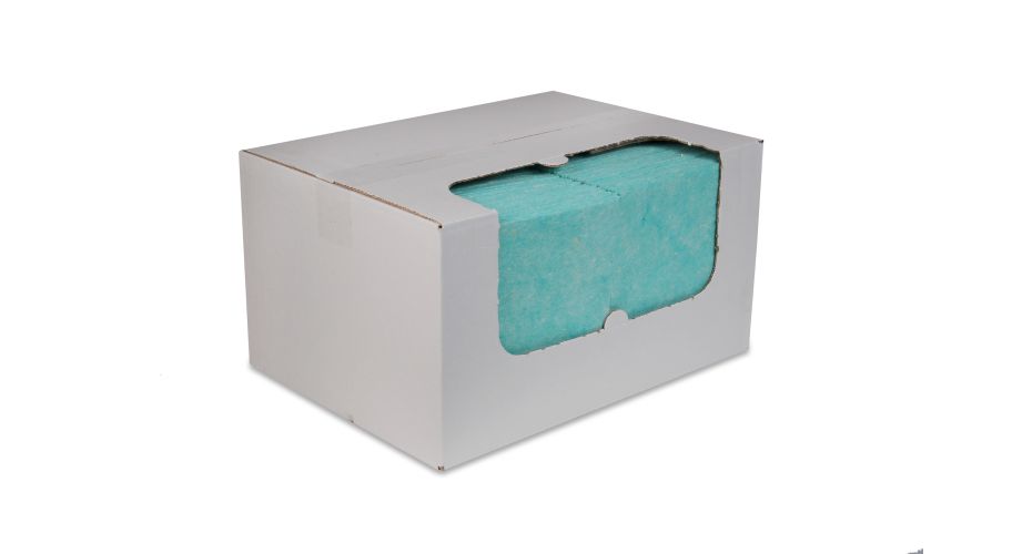 Non woven sopdoeken groen 100 stuk 135 gram