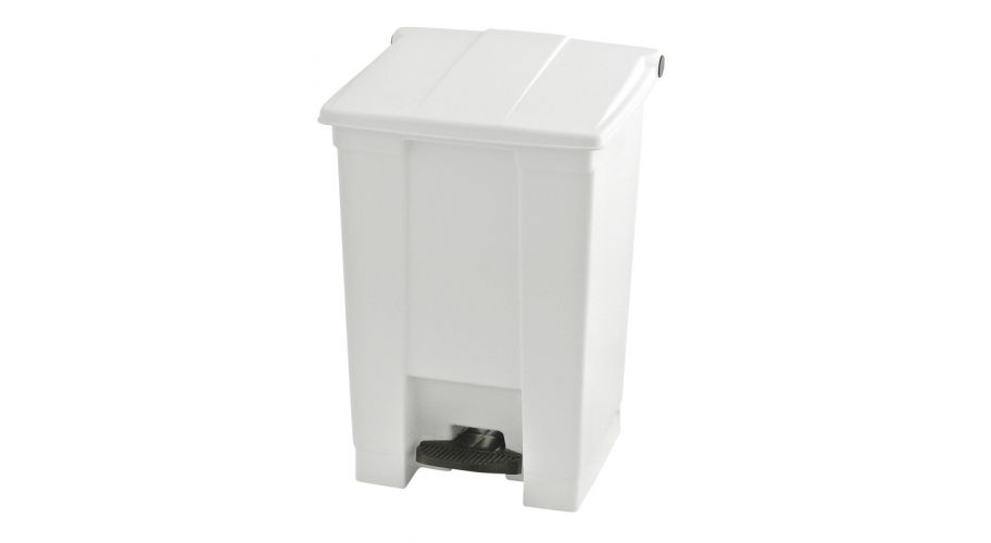 Pedaalemmer wit 45 liter