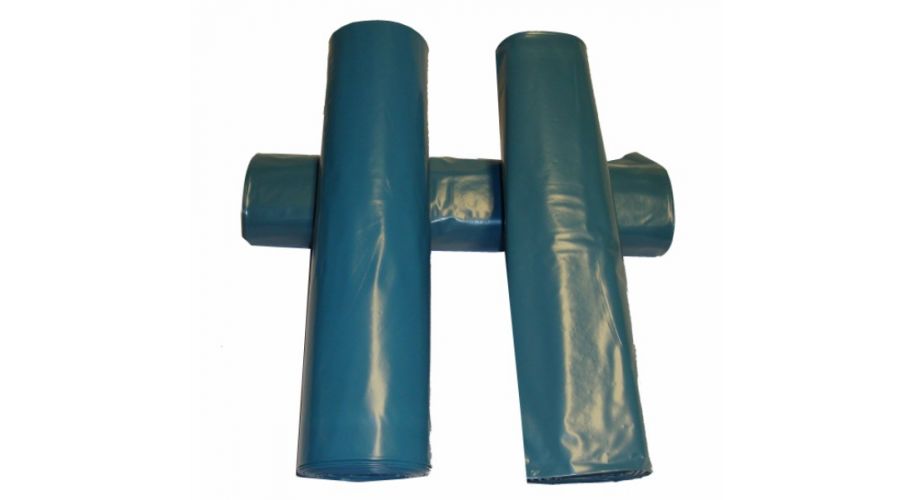 Afvalzak blauw 80x110cm T60 PER ROL Rol á 20 stuks (10)