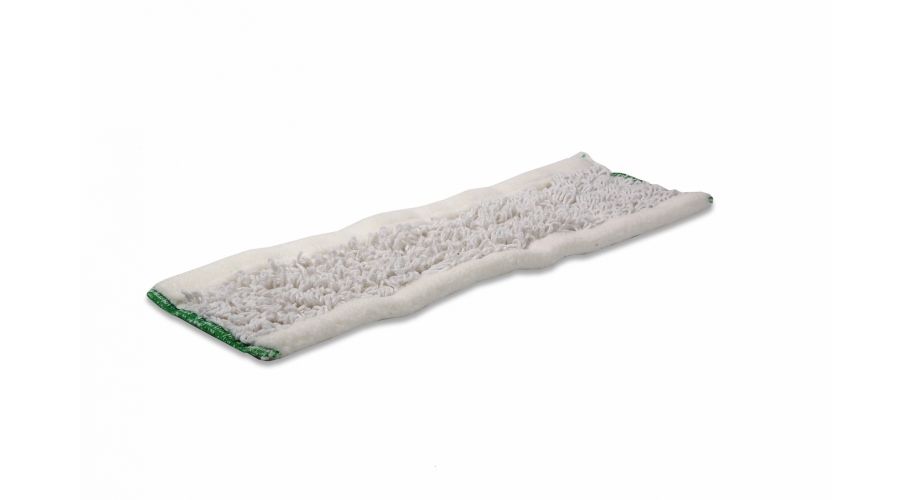Speedclean vlakmop 40cm groen/wit microvezel met flap
