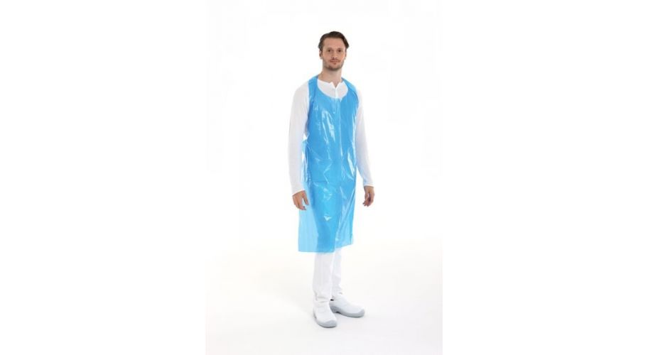 Pak 100st wegwerpschort blauw