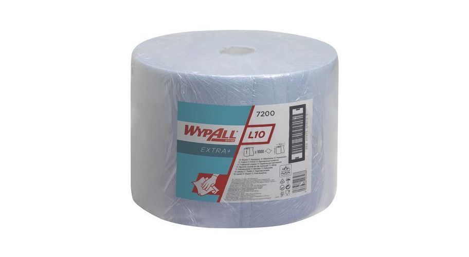 Wypall L10 Extra+ poetsrol blauw 1000v. 1 laags