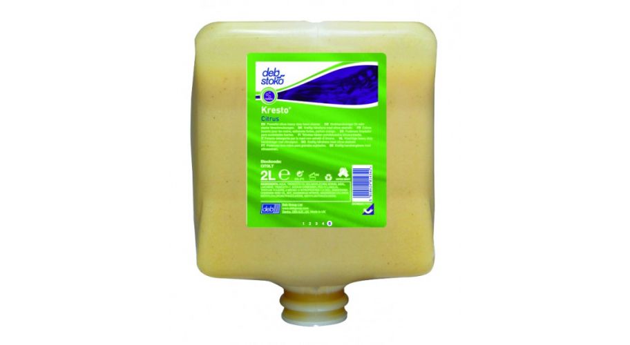 Deb Kresto Citrus 4 x 2 L. Handreiniger met natuurlijke extracten