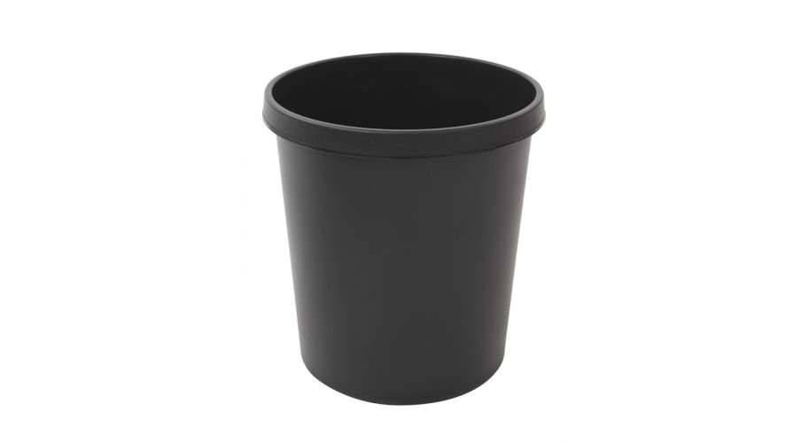 Afvalbak zwart rond 18 ltr. Model VB494900