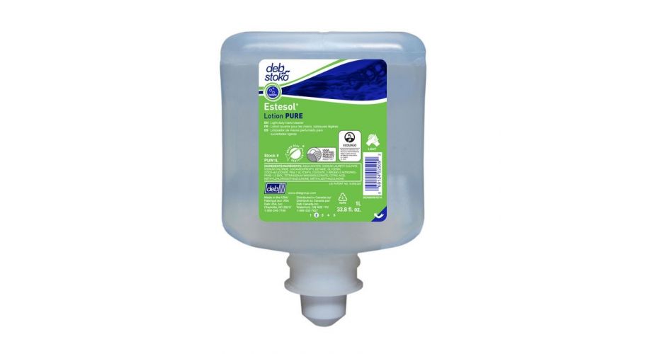 Deb Estesol Lotion Pure 6x1 liter handreinigingslotion zonder parfum