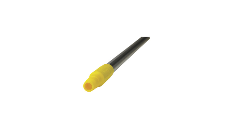 Vikan ergonomische rvs steel 150cm geel