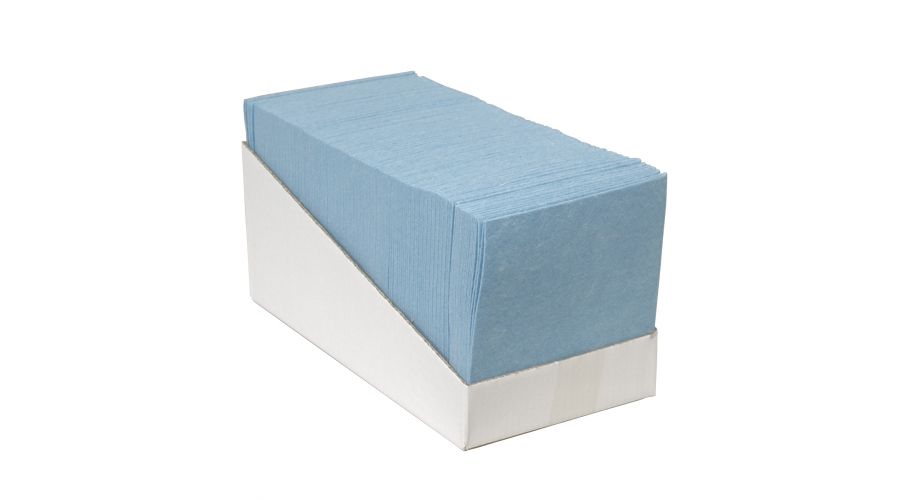 Sopdoek blauw* OP = OP