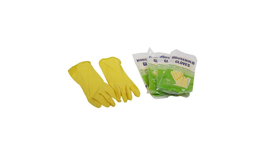 Huishoudhandschoen geel, XL