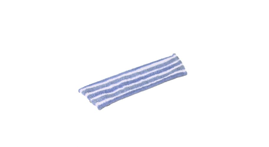 Vlakmop microvezel combi 47/42x14cm. p/s velcro blauw/wit