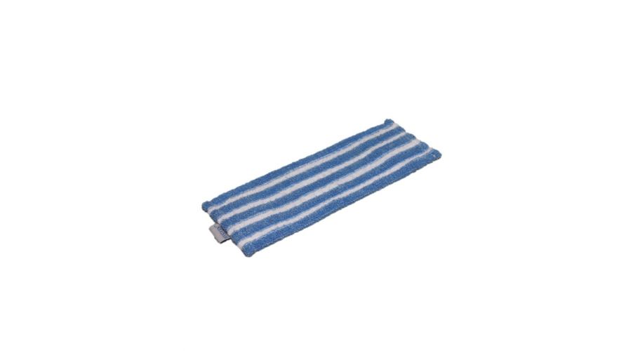 Vlakmop microvezel combi 44x14cm. p/st blauw wit flap 2 ring
