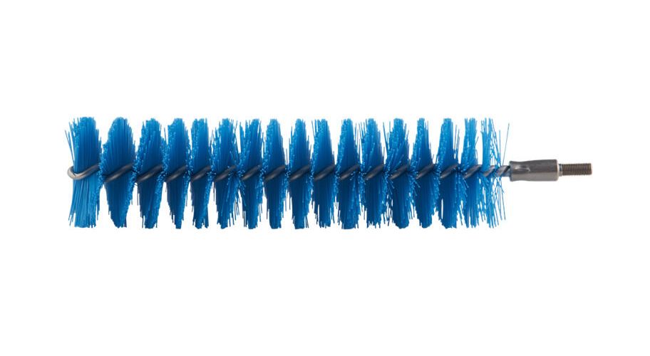 Vikan Pijpborstel 40x200mm medium blauw voor flexibele kabel