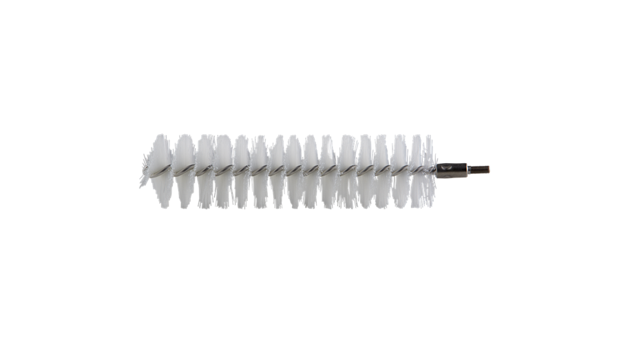 Vikan Pijpborstel 40x200mm medium wit voor flexibele kabel