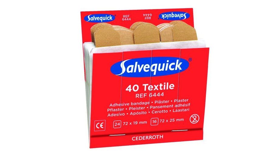 Salvequick 240 pleisters 6444 a 6 doosjes met 40 pleisters