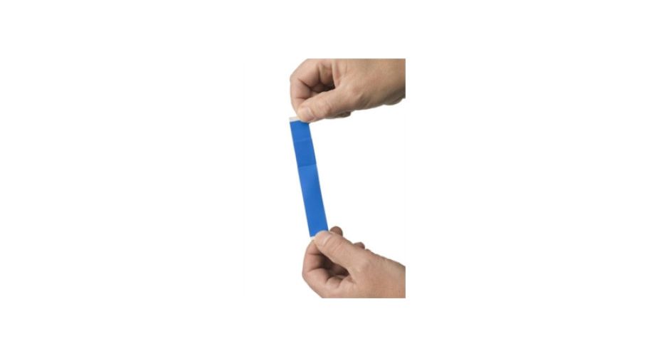 Pleister Blauw detecteerbaar 120x20mm 100 stuks Waterafstotend los in doos